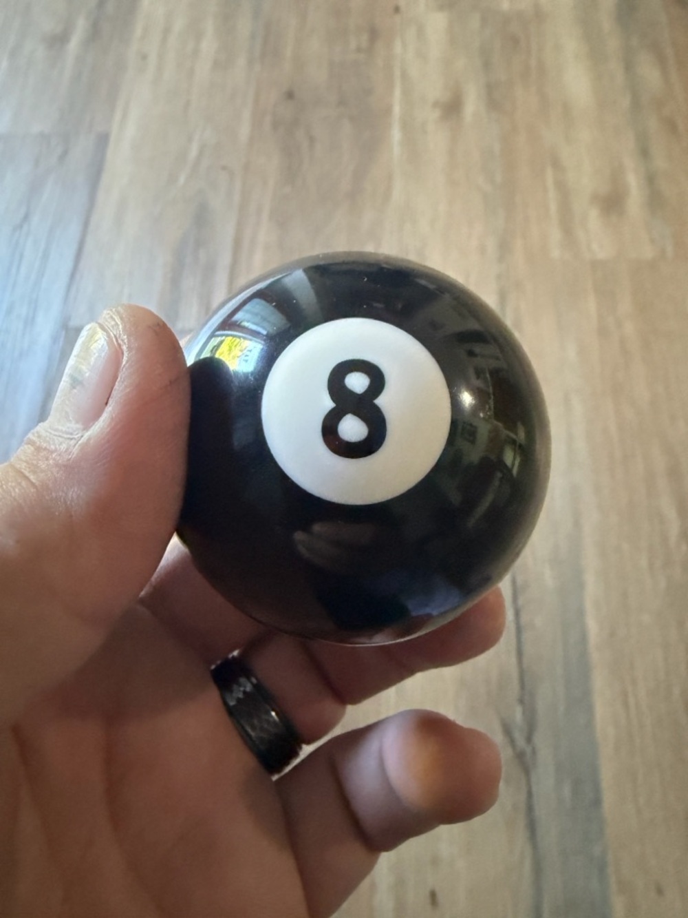 Classic Black 8-Ball Pool Ball - Picture 2 of 3